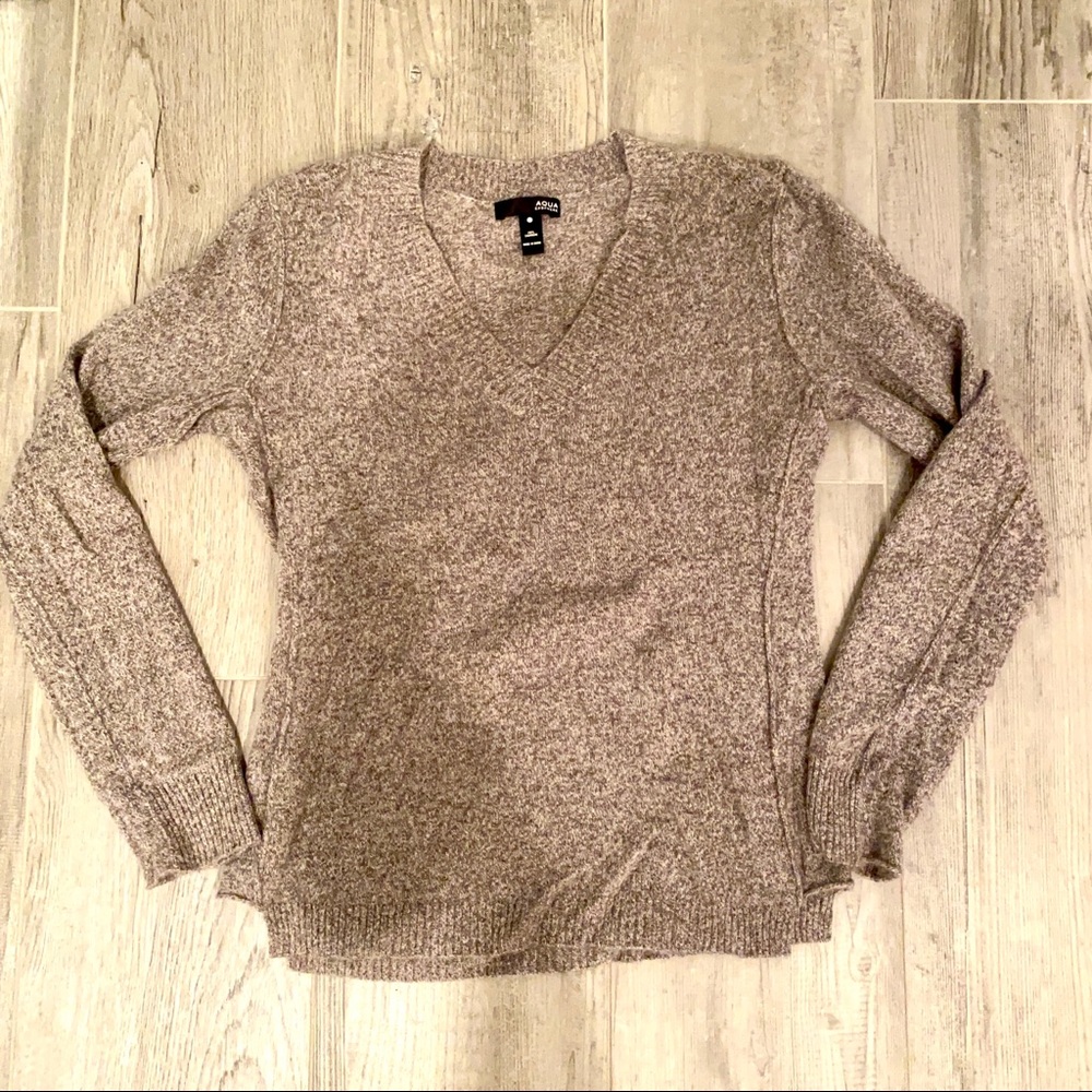 Aqua cashmere sweater